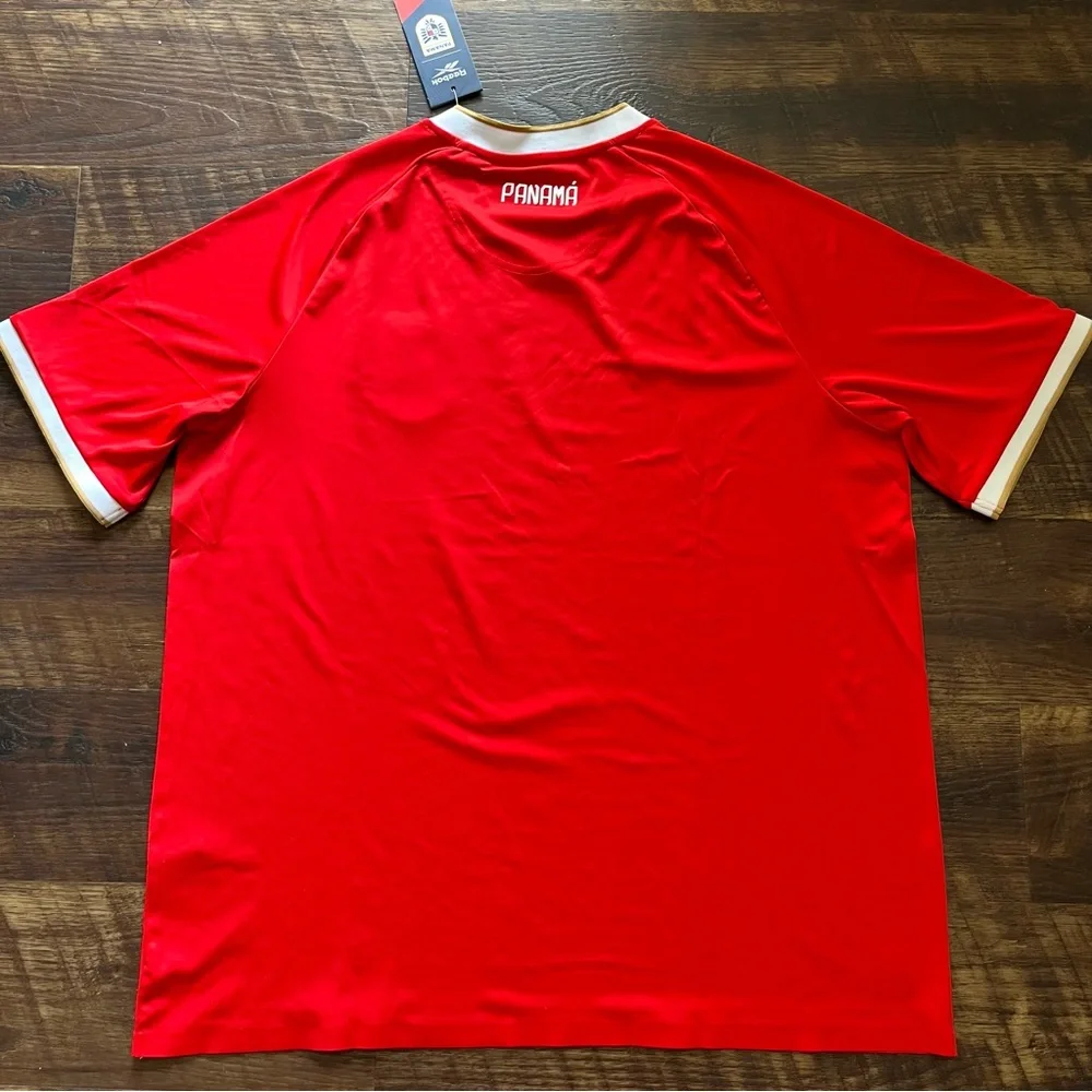 NWT Reebok Panama soccer futbol home 2024-25 jersey shirt size XL sports - Picture 6 of 7